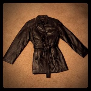 Vintage leather coat